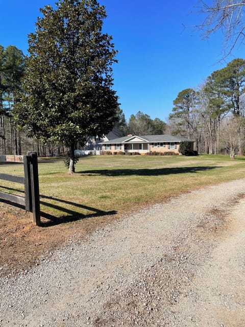 Driveway and entrance