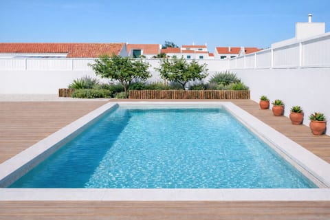 Heated pool – perfect year-round in Comporta, Portugal.