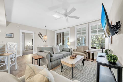 Living room with sofa sleeper