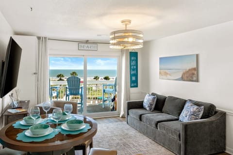 amazing Ocean View from living room Breakers 324 Hilton Head SC 