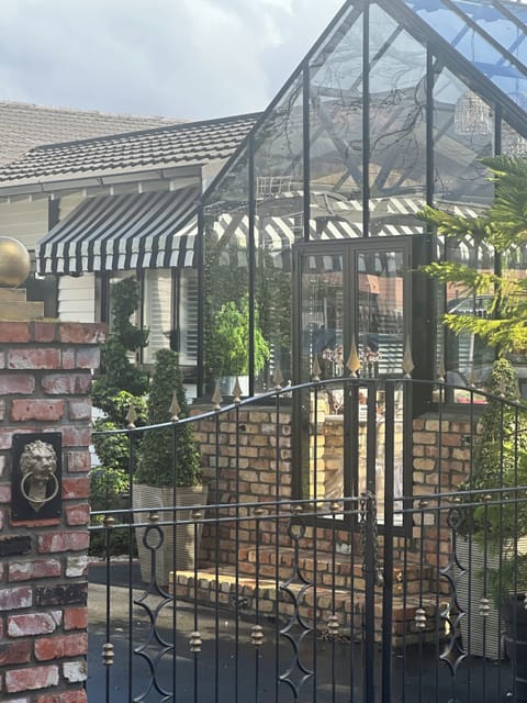 The Front Gates To La Belle Maison