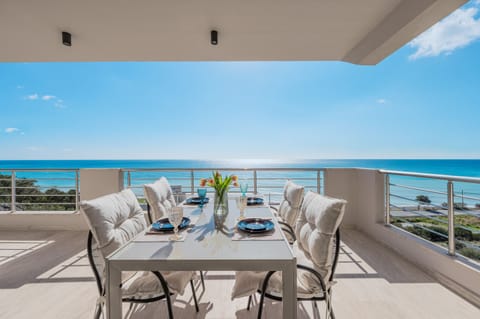 Villa, 2 Bedrooms, Private Pool, Sea View | Balcony view