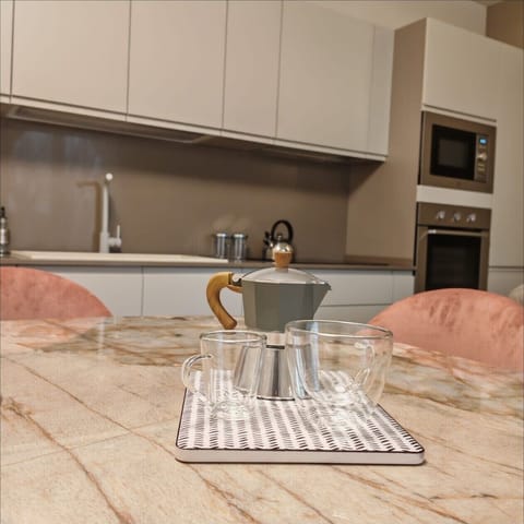 Shared fridge, microwave