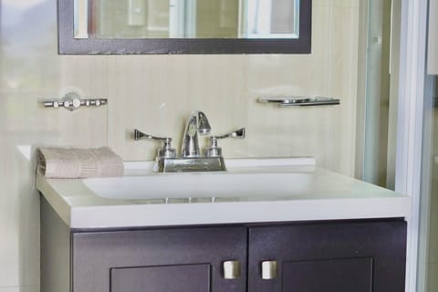 Deluxe Room, Mountain View | Bathroom | Shower, hair dryer, towels, soap