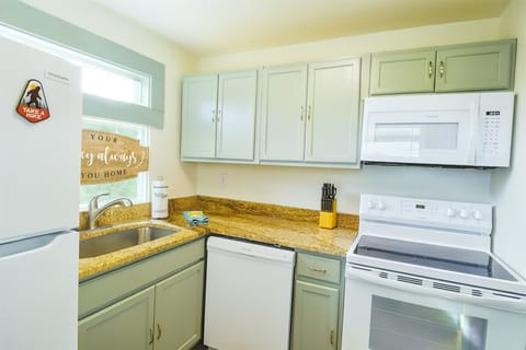 Fully stocked kitchen