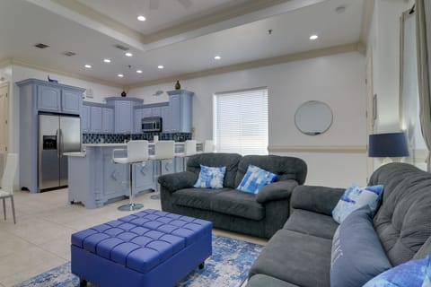 South Padre Island Vacation Rental | 2BR | 2BA | 1,021 Sq Ft | Stairs to Enter