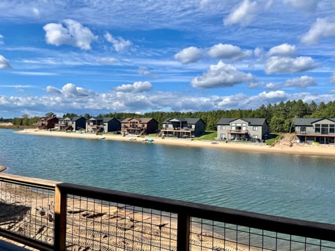 View from upstairs balcony