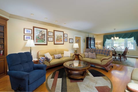 Entering the front door into the living room