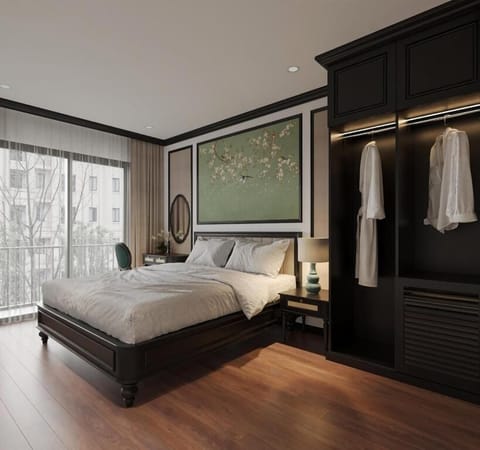 Deluxe Double Room, City View | Laptop workspace, blackout drapes, soundproofing, iron/ironing board