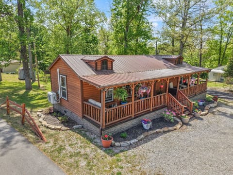 Front Porch | Covered Entry | Wraparound Railing & Stair Access