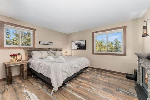 The Pine Getaway on 60 Acres with Hot Tub House in Park County