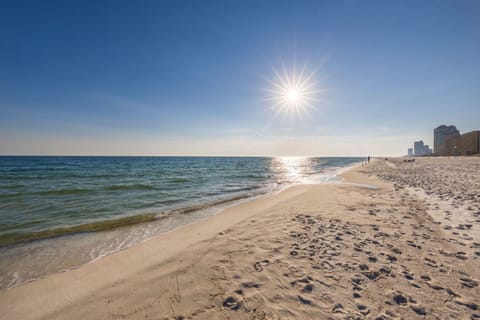 On the beach