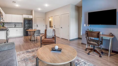 Apartment (1 Bedroom) | Living area | 50-inch Smart TV with digital channels