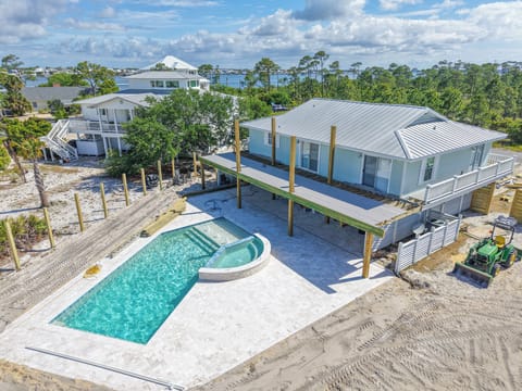 New heated pool and spa! 