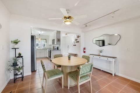 Two designated eating areas!