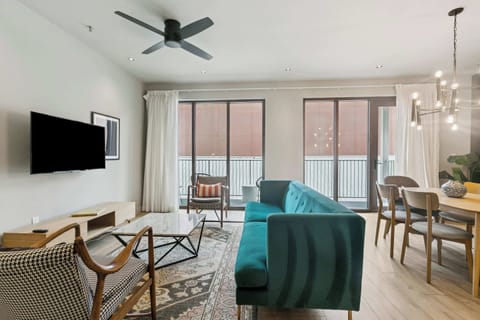 Living Room w/ Balcony Access