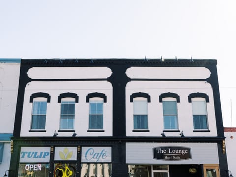 Located in a restored historic downtown building