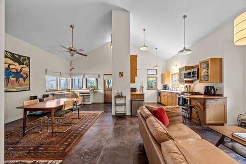 The living space offer an open floor plan that invites you in to relax and spend time with loved ones.