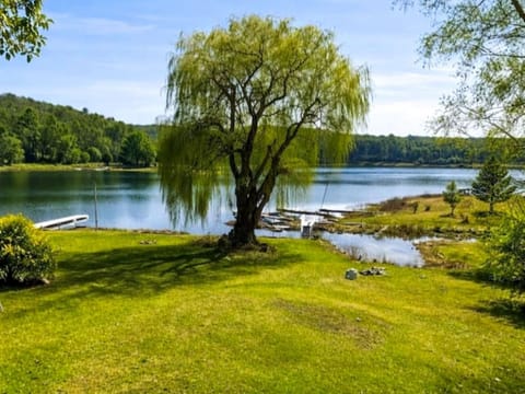 Lake view from deck