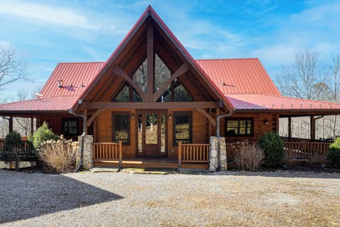 Exterior | Spacious Deck | 3-Story Home | 1 Step to Access
