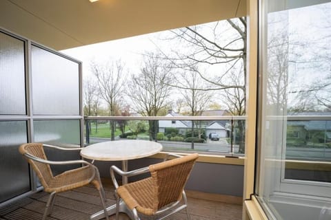 Balcony. Exact unit will be assigned upon arrival. Views, colors, and decor may vary.
