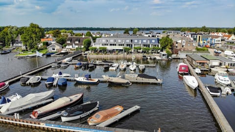 Explore the marina neighborhood with boats, cafes, and sunsets nearby.