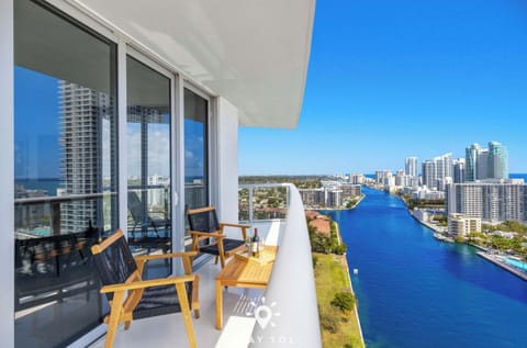 Apartment and balcony views 