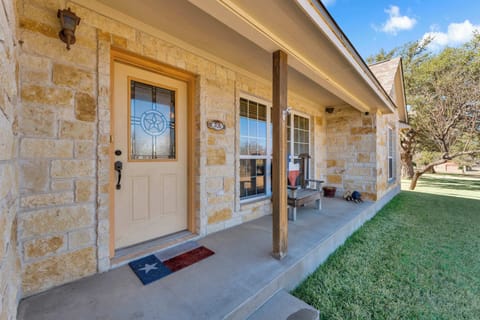 Cozy front porch for morning coffee