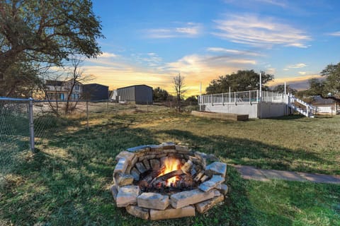 Have s'mores at the fire pit!