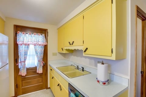 Kitchen | Double Sink | Exterior Door Access & Countertop Space
