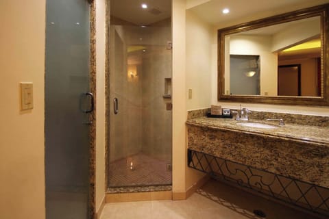 Deluxe Room | Bathroom | Shower, rainfall showerhead, free toiletries, hair dryer