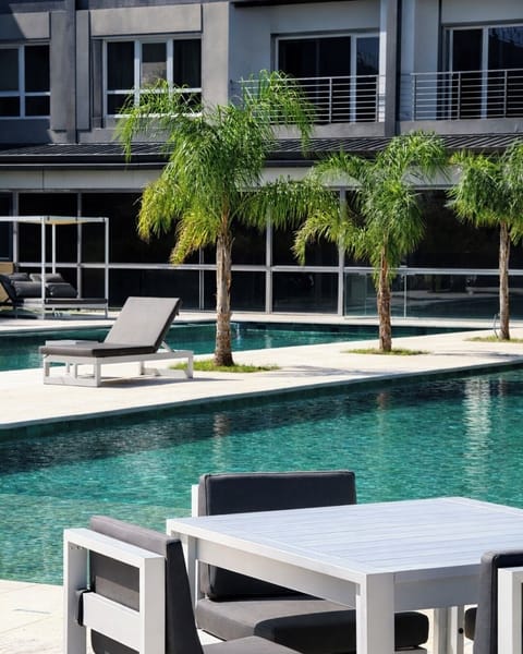 Indoor pool, seasonal outdoor pool, sun loungers