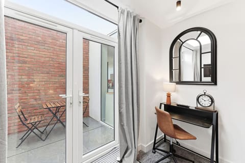 Work desk - perfect for those studying or working from home. There is free and fast wifi throughout the house.