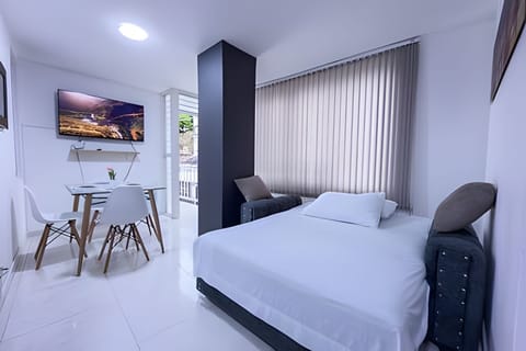 Apartment | Blackout drapes, iron/ironing board