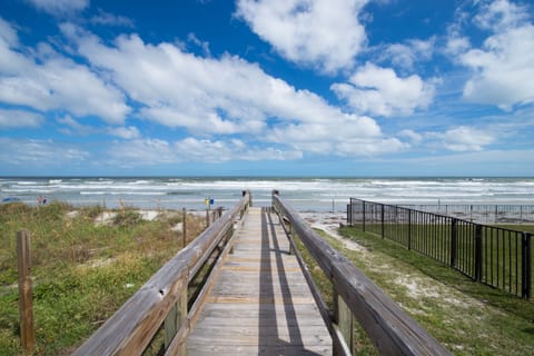 On the beach, free beach cabanas