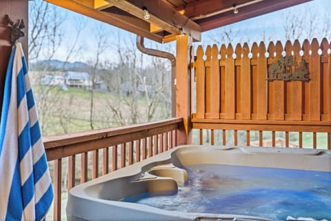 Start your morning off with a relaxing trip to the hot tub!