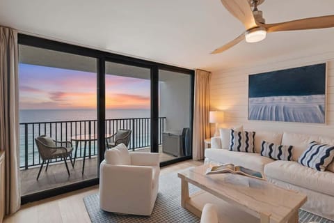 Living area with the Ocean View