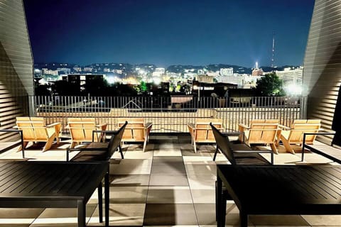 Gorgeous views from the rooftop deck on the 4th floor!