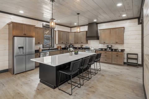 Plenty of counter space for prepping meals.
