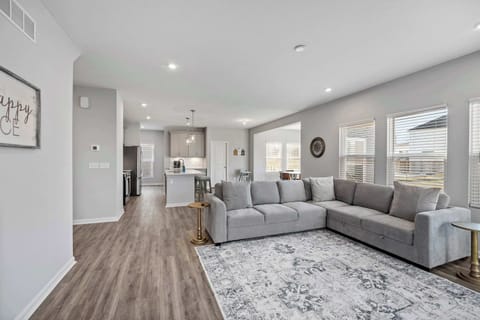 Curl up in the main-level living room & stream your favorites on the smart TV