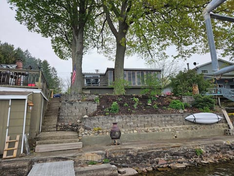 View of the house from the dock.