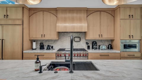 Stylish kitchen with abundant counter space