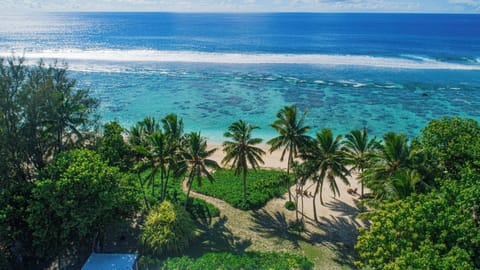 On the beach, white sand