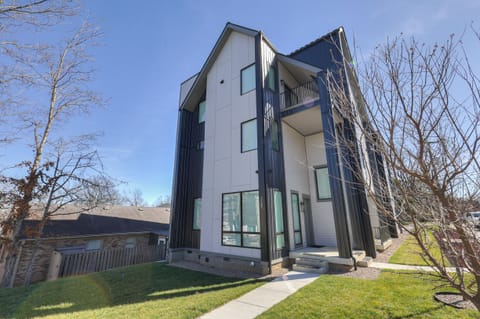 Exterior of duplex home. You will have the entire unit to yourselves.