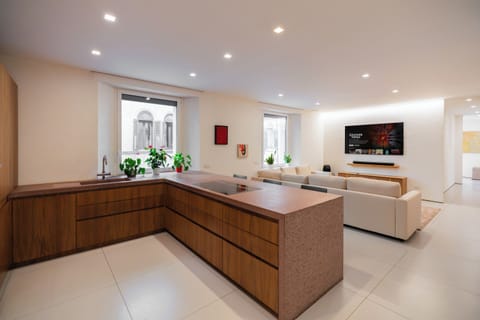 Apartment, 4 Bedrooms | Living area