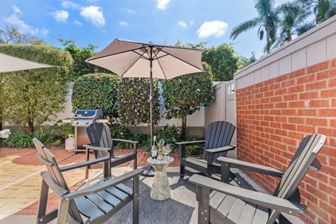 Backyard Is Great Place To Relax Or Bar-B-Que.