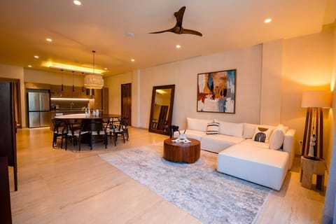 Gather together in an expansive open-plan living space.