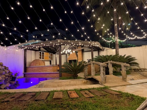 Front of property - evening/night