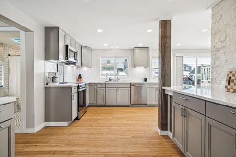 Fully equipped kitchen with updated appliances and everything needed to make a great meal!