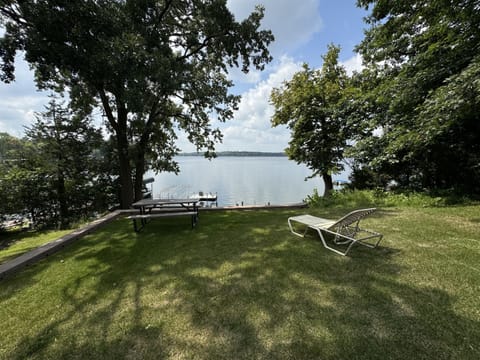 Enjoy the beautiful view of Lake Sylvia while you relax here!
